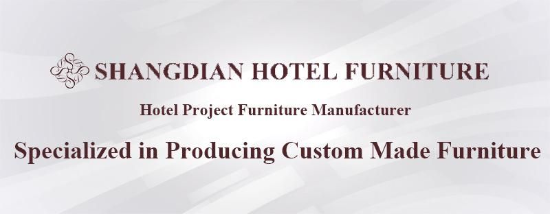 Foshan Simple off- White Hotel Interior Furniture for Bedroom Set