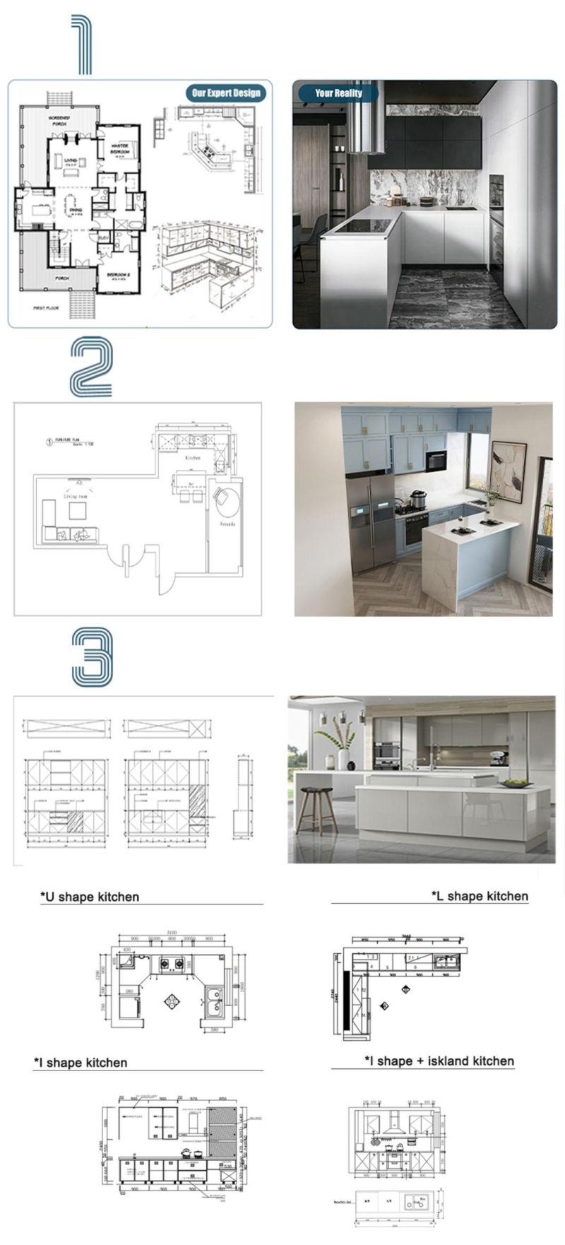 Modern Minimalist Stylish Custom Multifunctional Kitchen Cabinet Kitchen+Cabinets Kitchen Furniture