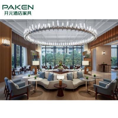 5 Star Hotel Luxury Lobby /Restaurant/Public Lesuire Chair Center Table Sofa Dining Area Chair Table Loose Furniture