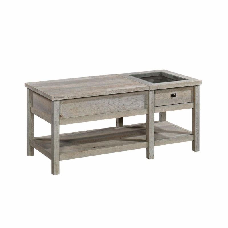 Cottage Road Lift-Top Coffee Table, Soft White Finish