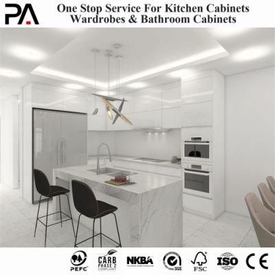 PA Wholesale Customized Modern Design Hotel Wooden Kitchen Furniture Cabinets