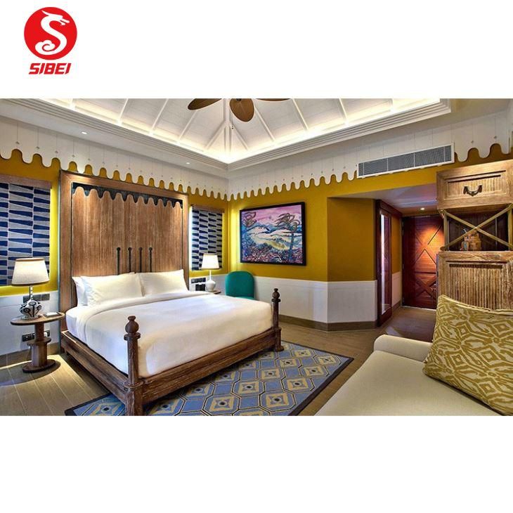 Commercial Modern Wooden Hotel Apartment Bedroom Furniture for Hotel Project