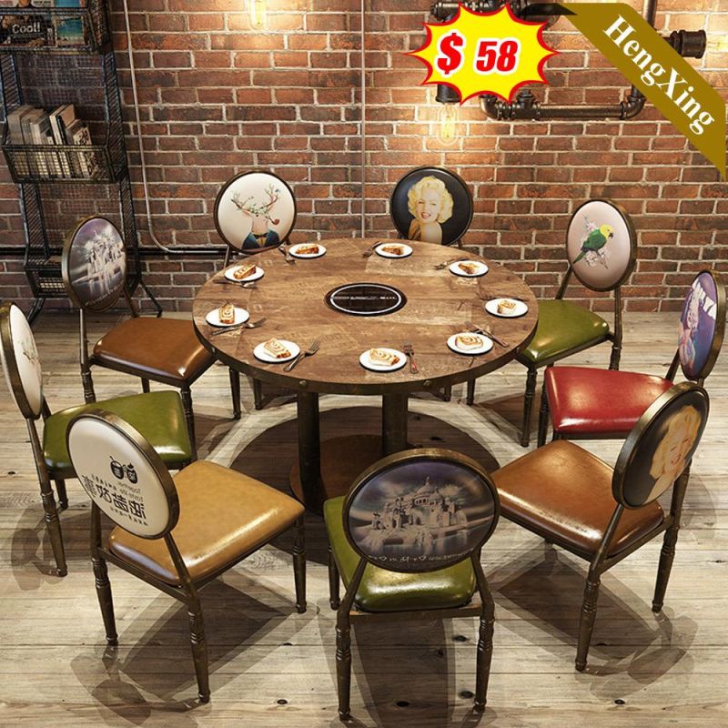 Modern Durable Dining Room Furniture Panel Dining Table Set Price