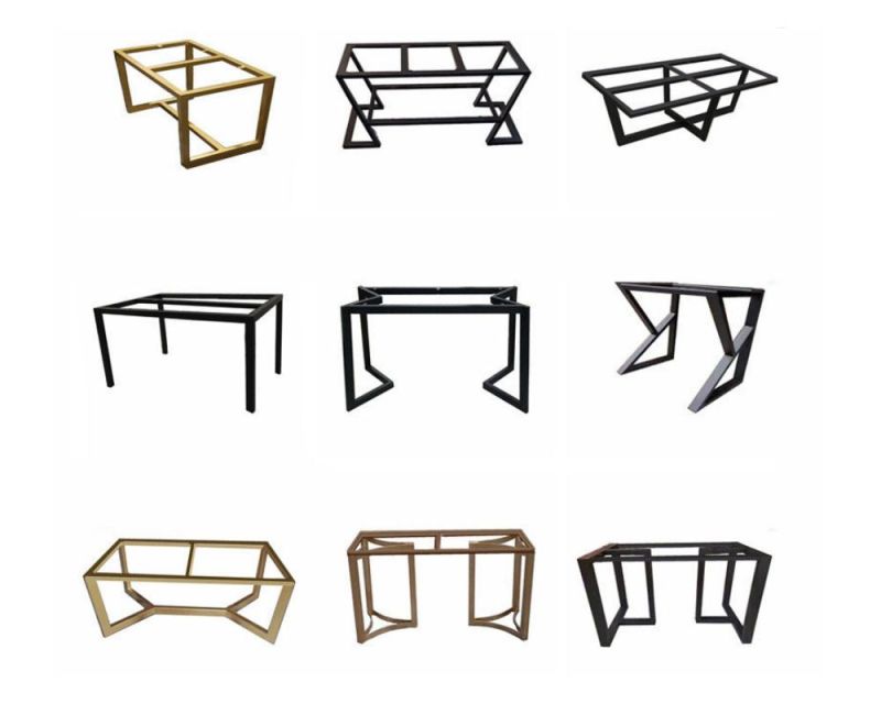 Furniture Legs Black Steel Table Legs X and Iron Metal Legs for Table