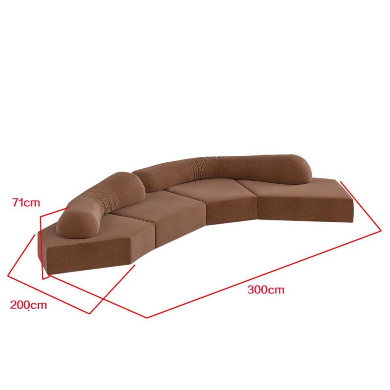 2022 OEM ODM High Grade Modern Style Couch Living Room Furniture Stylish Leisure Fabric Lounge Sofa