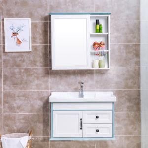 Modern Wall Mounted PVC Bathroom Vanity Customized