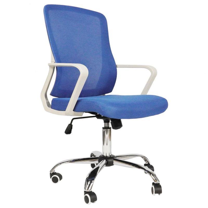 Office Chair Mesh Task Executive Modern Meeting Ergonomic Swivel Executive Message Staff Task Visitor Mesh Boss Metal Plastic Chairs Adjustable for Office Home