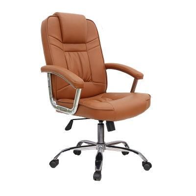 Big and Tall PU Leather Executive Office Boss Chair with Footrest