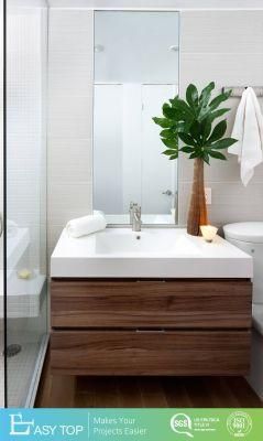 Europe Style Single Bowl Ceramic Basin Floating Bathroom Furniture with Top Quality Bathroom Vanity