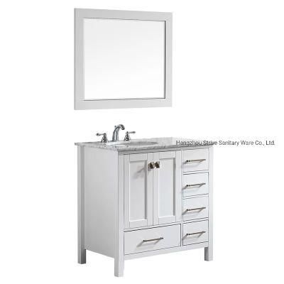 36inch Soft Closing White Modern Bathroom Vanity