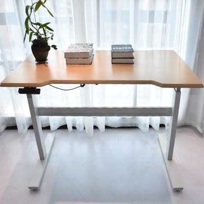 Modern MDF Metal Electric Lifting Desk Height Adjustable Frame Adjustable Standing Office Desk