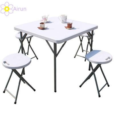 Outdoor / Garden / Picnic Portable Plastic Square Folding Foldable Dining Table Wholesale