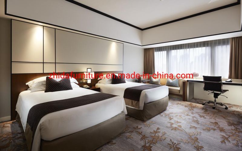 Dubai Hotel Furniture Wooden Bedroom Set King Size Bed Design Room Furniture