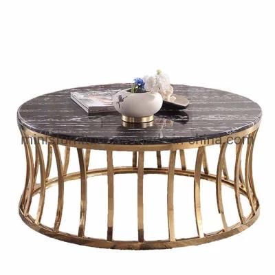 (MN-MCT803) Chinese Modern Hotel Office Home Living Room Furniture Marble Coffee Table