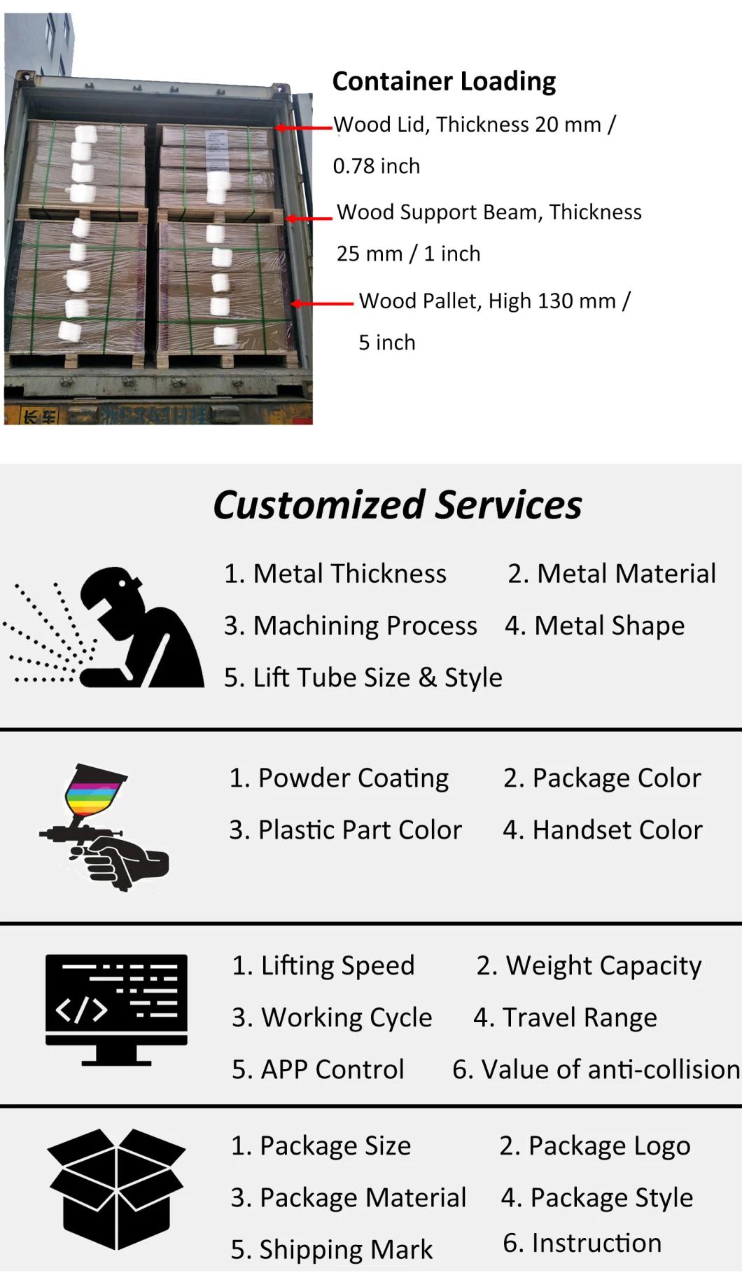 Quick Assembly New Design Single Motor Standing Desk