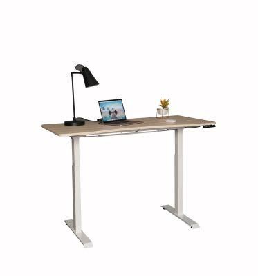 Adjustable Height Desk Modern White Melamine Desk
