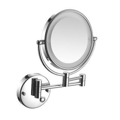 Kaiiy Modern Style Stainless Steel Material Dual Arm Extend Wall Mounted Bath LED Mirrors