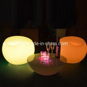 Illuminated Plastic Chair Waterproof Rechargeable RGB 16 Colors Changeable LED Chair with Remote Control Used for Wedding
