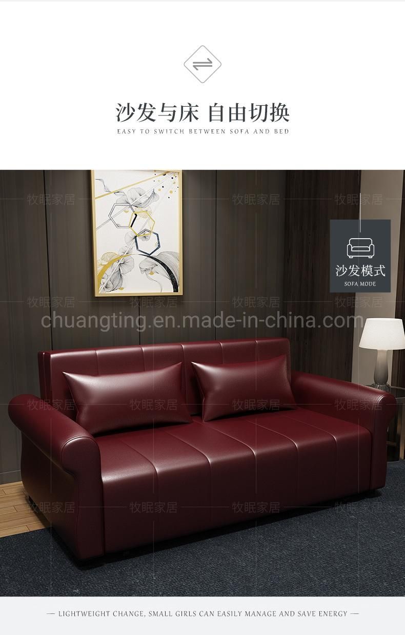 Modern Home Furniture 3 Seater Modern Faux Leather Sofa for Living Room