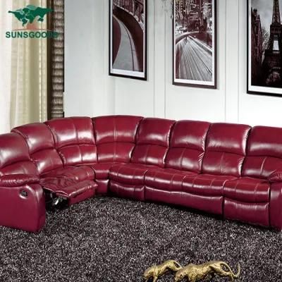 Popular Modern Leisure Leather Sofa for House and Lounge