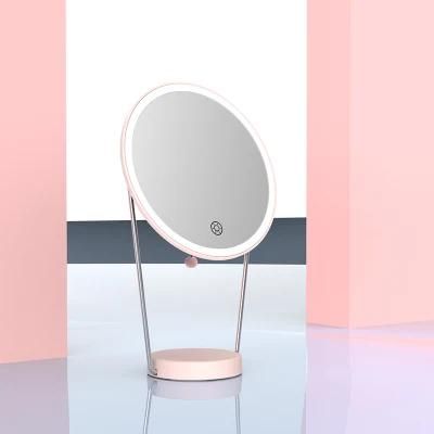 Special Design Rechargeable Desktop LED Makeup Mirror with Touch Sensor