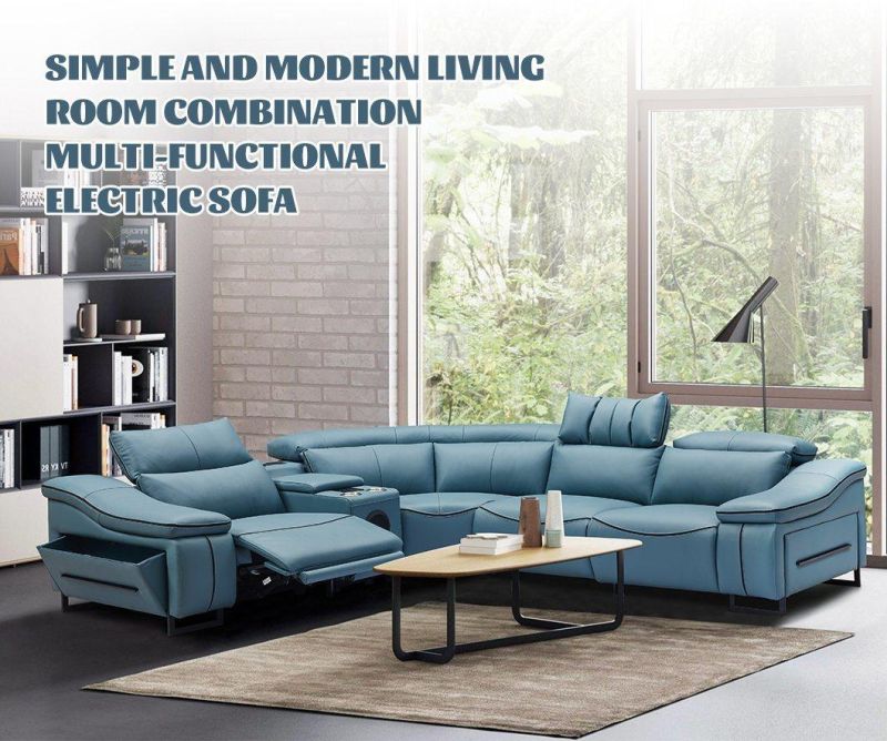 Simple Design Living Room Sectional Recliner Sofa Home Furniture