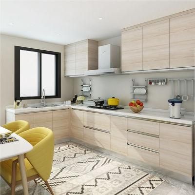Modern Wood Complete Kitchen Particleboard Units Cabinets Designs Frameless Plywood Carcase Kitchen Cabinet Furniture