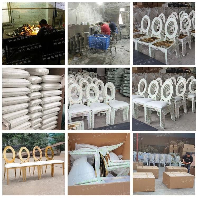 Hyc-A64-02 China Modern Cheap Wholesale Gold Phoenix Chiavari Resin Chair for Wedding and Banquet