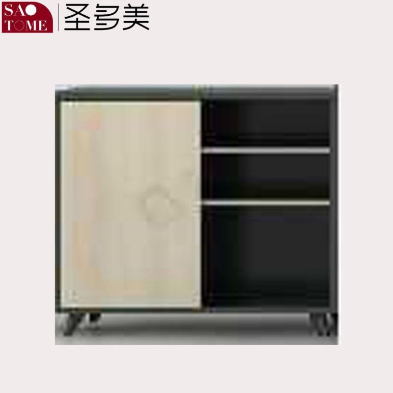 Modern Office Furniture Office Desk Large Shelf Brown Filing Cabinet