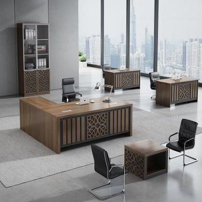 Exclusive Modern Office Executive Desk Luxury Manager Wooden Work Table Furniture