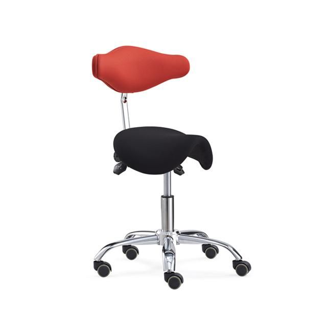 Ergonomic Saddle Seat Medical Dental Assistant Stool