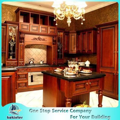 Canada Project New Design Soild Wood Kitchen Cabinet