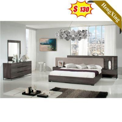 Chinese Furniture Large Backrest Modern Executive Style Bed Bedroom Set