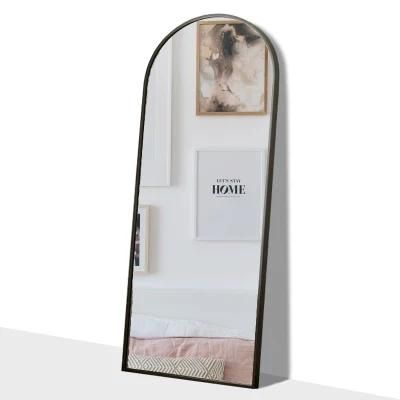 Large Arch Metal Framed Dressing Wall Mounted Full Length Mirror