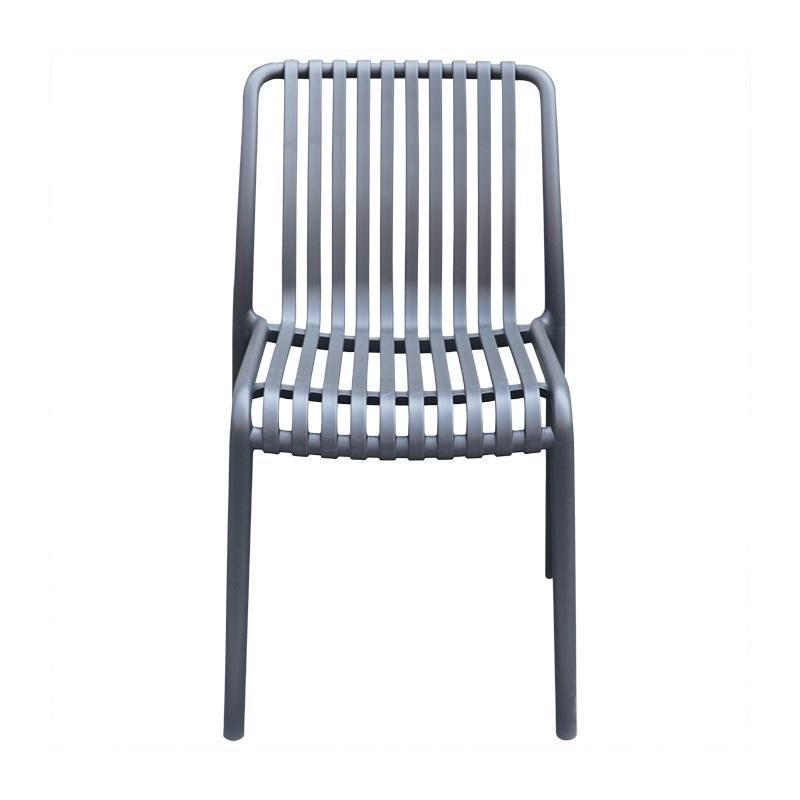 Wholesale Outdoor Furniture Modern Style Garden Furniture Provo Plastic Chair Eco-Friendly PP Armless Dining Chair