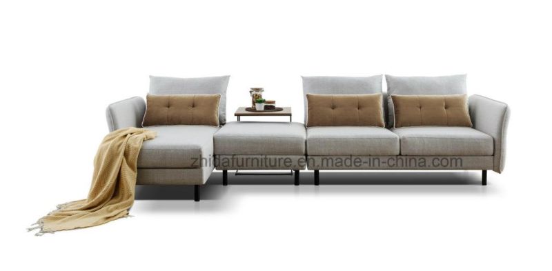 New Design Small Living Room Fabric Sectional Sofa