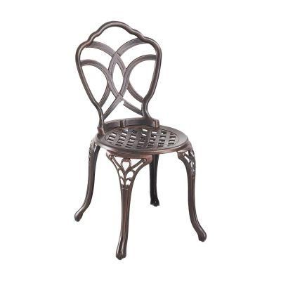 Modern Design Cast Aluminum/Garden/Beach/Dining/Outdoor Chair Without Armrest Simple Design for Pattern