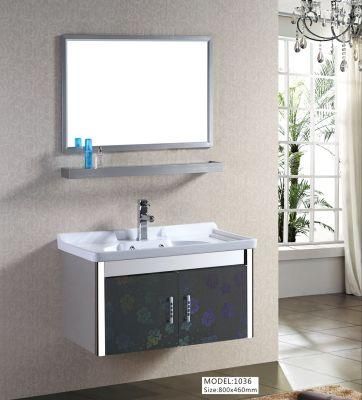 Bathroom Furniture Stainless Steel Cabinet Vanity Set