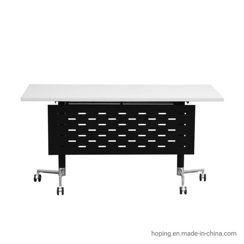 Continuous Splicing Office Furniture Folding Writing Table Meeting Conference Folding Banquet Table