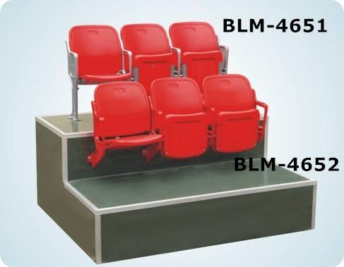 Blm-4652 Foldable Stadium Seats Stadium Chair for Outdoor Indoor Gym Arena Bleacher Seating Grandstand Chairs Sports Seats Plastic Chair for Stadium HDPE Chair