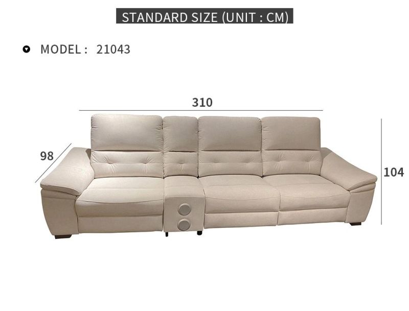 Chinese Wholesale Direct Sale Comfortable Luxury White Fabric Sofa