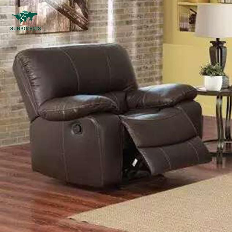 Luxury Classic European Design China Modern Style Sofa Leather Recliner Sofa
