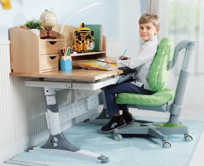 E1 Standard Wooden Study Table Children Drawing Desk and Chair Set