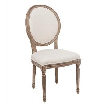 Hotel Furniture Wooden Round Back Louis Wedding Chair