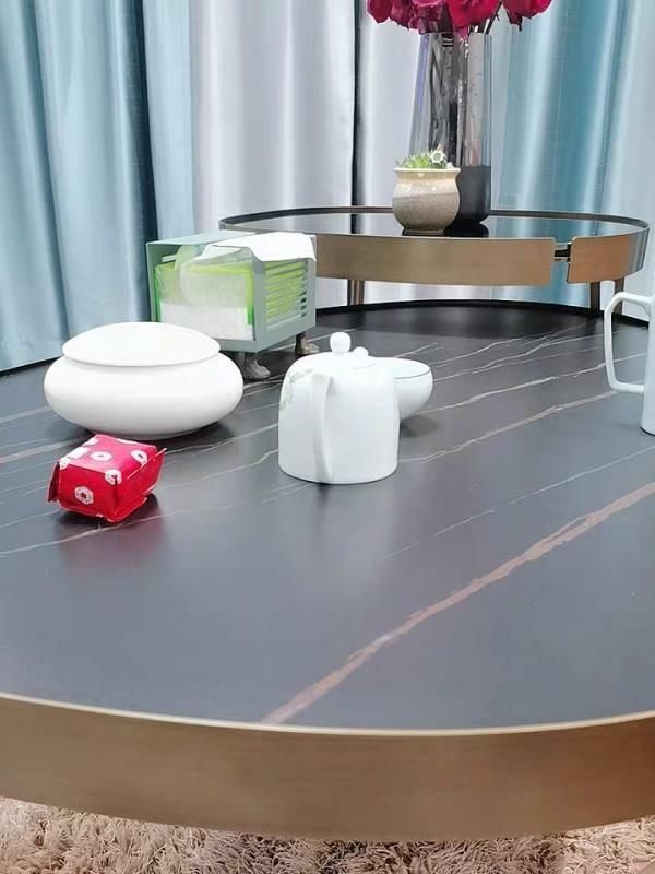 Home Furniture Special Shape Marble Tea Table