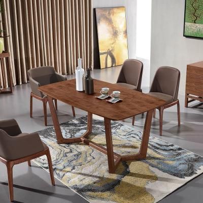 Classic Nordic Tenon Constructure Solid Wood Dining Table 6~8 Seaters
