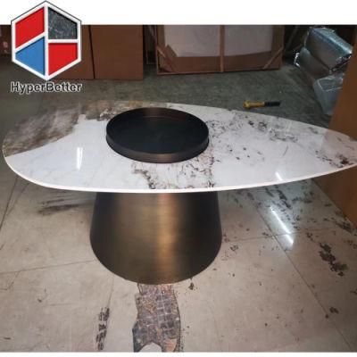 modern Oval Patagonia Coffee Table for High Classcial Restaurant