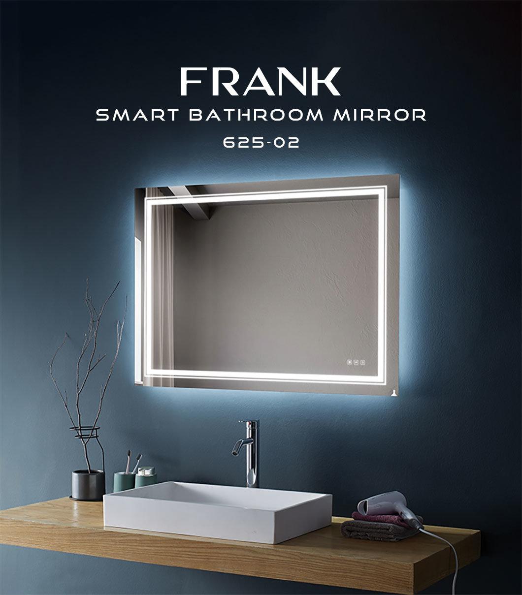 Retail in USA Stock Bathroom Mirror LED Smart Mirror