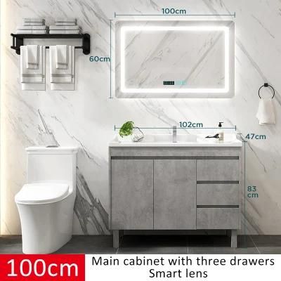 Bathroom Cabinet Vanities Furniture Modern Bathroom Cabinet and Mirror Combo