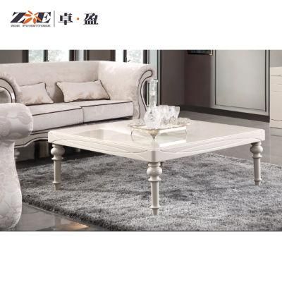 Modern Living Room Furniture MDF Wooden Square Coffee Table